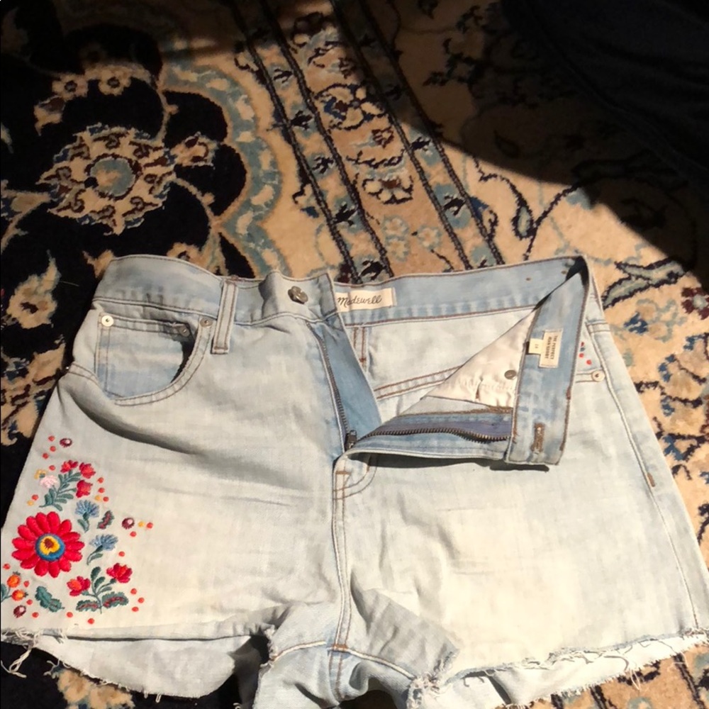 Madewell brand new high waisted shorts
